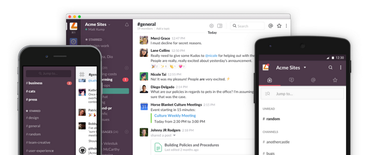 Mobile Apps Slack